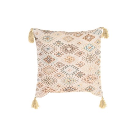 Cuscino DKD Home Decor Beige Quadrato 40 x 15 x 40 cm