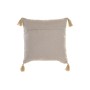 Cuscino DKD Home Decor Beige Quadrato 40 x 15 x 40 cm