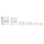 Set di Cesti DKD Home Decor Bianco Bambù 40 x 30 x 46 cm (5 Pezzi)