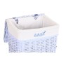 Set di Cesti DKD Home Decor Azzurro Celeste vimini Per bambini 44 x 34 x 56 cm (5 Pezzi)