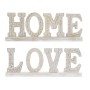 Statua Decorativa DKD Home Decor Bianco Decapaggio 40,5 x 5 x 15 cm (2 Unità)