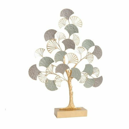 Statua Decorativa DKD Home Decor Albero Dorato Metallo Multicolore Moderno (64 x 11 x 87,6 cm)