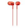 Auricolari con Microfono Sony MDR-EX155AP Rosso