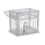 Gabbia DKD Home Decor Bianco Metallo 28 x 20 x 54 cm