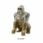 Statua Decorativa DKD Home Decor 28,5 x 26,5 x 41 cm Dorato Multicolore Gorilla