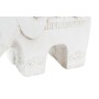 Statua Decorativa DKD Home Decor Bianco Elefante Orientale 44 x 22 x 40 cm