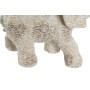 Statua Decorativa DKD Home Decor 22,7 x 11 x 20,8 cm Elefante Beige Dorato Coloniale (2 Unità)