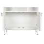 Scaffale DKD Home Decor Bianco Metallo Legno di mango 90 x 40 x 180 cm