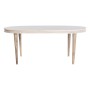 Tavolo da Pranzo DKD Home Decor Bianco Dorato Ottone Legno di mango 180 x 90 x 76 cm