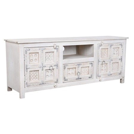 Mobile TV DKD Home Decor Bianco Legno Legno di mango 151 x 40 x 60 cm