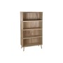 Libreria DKD Home Decor Marrone Chiaro Legno Legno MDF 100 x 39 x 180 cm