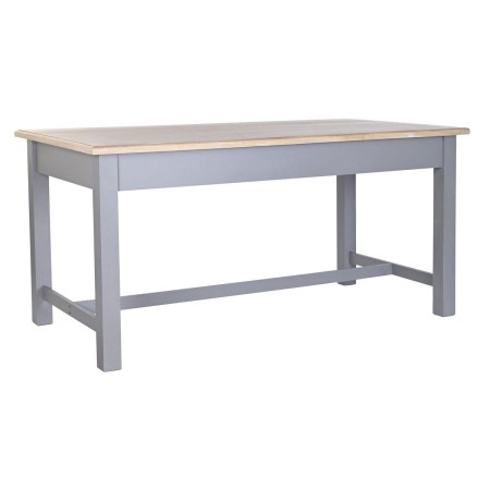 Tavolo da Pranzo DKD Home Decor Grigio Naturale Legno Legno di paulownia Legno MDF 161.5 x 81.5 x 78 cm 161,5 x 81,5 x 78 cm