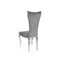 Sedia da Sala da Pranzo DKD Home Decor 48 x 51 x 110 cm Argentato Grigio