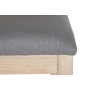 Sedia da Sala da Pranzo DKD Home Decor Abete Poliestere Grigio scuro (46 x 61 x 86 cm)