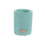 Bicchiere DKD Home Decor Cemento Verde 8 x 8 x 10 cm