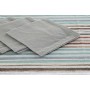 Tovaglia e tovaglioli DKD Home Decor 2 Unità 150 x 150 x 0,5 cm Grigio Blu cielo