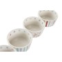 Vassoio per aperitivi DKD Home Decor 19,7 x 19,7 x 1 cm Multicolore Gres