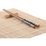 Set per Sushi DKD Home Decor 14,5 x 14,5 x 35 cm Gres Orientale (16 Pezzi)