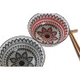 Set per Sushi DKD Home Decor 30 x 21 x 7 cm Multicolore Mandala Gres Orientale (6 Pezzi)