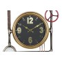 Orologio da Parete DKD Home Decor Valvole Cristallo Dorato Ferro (50,5 x 12 x 73 cm)