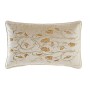 Cuscino DKD Home Decor Dorato 50 x 10 x 30 cm Fiori