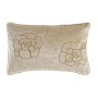 Cuscino DKD Home Decor Dorato 50 x 10 x 30 cm Fiori