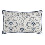 Cuscino DKD Home Decor Azzurro 50 x 10 x 30 cm Fiori