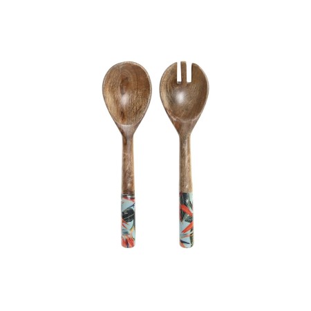 Set di Utensili da Cucina DKD Home Decor 6 x 2 x 32 cm 7 x 2 x 28 cm Legno di mango