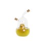 Set olio e aceto DKD Home Decor 12 x 10 x 18,6 cm Trasparente Sughero 540 ml Vetro Borosilicato