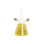 Set olio e aceto DKD Home Decor 10,5 x 9 x 18 cm Trasparente Sughero 300 ml Vetro Borosilicato