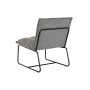 Poltrona DKD Home Decor Nero Grigio Metallo 66 x 71 x 77 cm