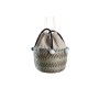 Set di Cestini DKD Home Decor Poliestere Pompon 43 x 43 x 43 cm Erba di mare