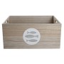 Scatola Decorativa DKD Home Decor Naturale Legno MDF Spirali Mediterraneo 50 x 40 x 22,5 cm