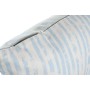 Cuscino DKD Home Decor Righe Azzurro Bianco 45 x 15 x 45 cm Mediterraneo