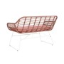 Set Tavolo con 3 Sedie DKD Home Decor 124 x 74 x 84 cm Metallo rattan sintetico