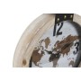 Orologio da Parete DKD Home Decor 40 x 4 x 54 cm Cristallo Ferro Legno MDF Mappamondo (2 Unità)