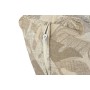 Cuscino DKD Home Decor Da terreno Grigio Marrone Chiaro Alluminio Foglia della pianta 120 x 80 x 16 cm