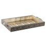 Vassoio DKD Home Decor Champagne Legno Metallo 36 x 22 x 4 cm