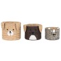 Set di Cestini DKD Home Decor 40 x 40 x 37 cm animali