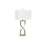 Lampada da tavolo DKD Home Decor 40 x 23 x 79 cm Dorato Metallo Bianco Marmo 40 W 240 V