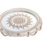 Centrotavola DKD Home Decor 24,5 x 24,5 x 20 cm Dorato Bianco Marrone scuro Neoclassico (2 Unità)