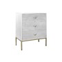 Cassettiera DKD Home Decor Metallo Bianco Legno di mango 70 x 40 x 90 cm