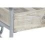 Tavolo aggiuntivo DKD Home Decor Grigio Naturale Metallo Abete Legno di abete 110 x 67 x 46 cm