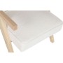 Poltrona DKD Home Decor Bianco Poliestere Legno 64 x 66 x 79 cm