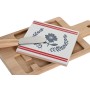 Set da Aperitivo DKD Home Decor 21,5 x 11,8 x 1,5 cm Naturale Rosso Azzurro Bianco Gres Mediterraneo Case