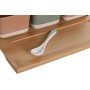 Set da Aperitivo DKD Home Decor 26 x 9 x 4 cm Porcellana Multicolore Bambù 8 Pezzi Scandinavo