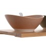 Set da Aperitivo DKD Home Decor 29 x 15,5 x 1,5 cm Porcellana Multicolore Bambù Scandinavo