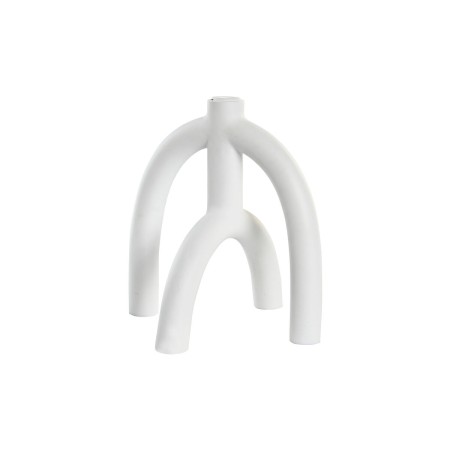 Candelabro DKD Home Decor Scandi 21,5 x 21,5 x 23 cm Bianco Resina