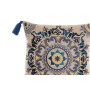 Cuscino DKD Home Decor Arancio Blu cielo Blu Marino Mandala 40 x 10 x 40 cm (3 Pezzi)