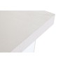 Scrivania DKD Home Decor Bianco Trasparente Cristallo Legno MDF 120 x 50 x 76 cm